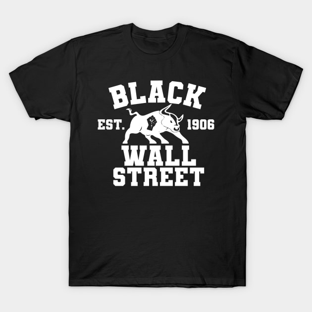 Black Wall Street T-Shirt by For the culture tees